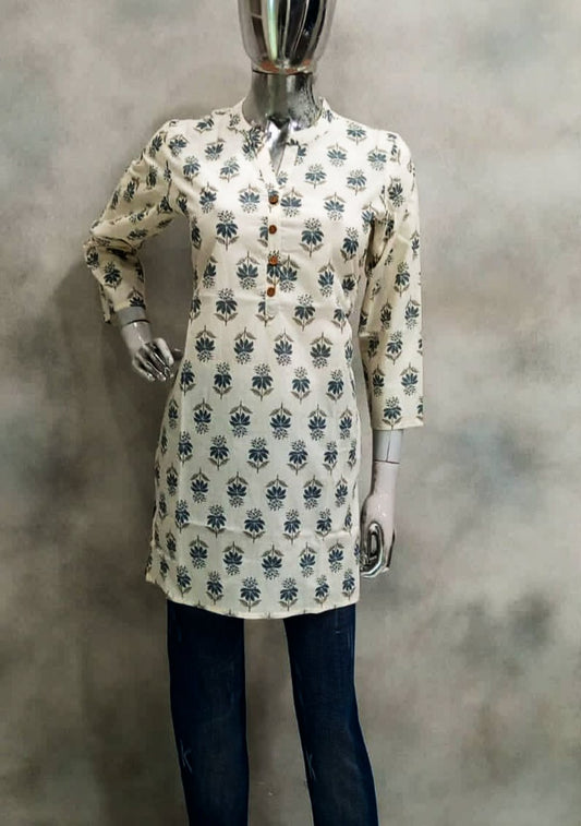 Flower pattern Kurtis