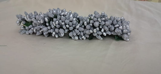 Bridal Artificial Flowers - Grey