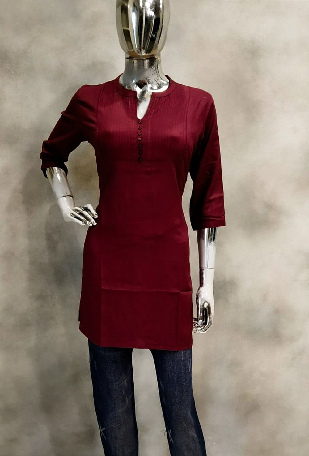 Maroon Kurtis